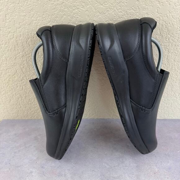 Kuru Kivi II Mens 10 Wide Black Leather Slip On Loafers Comfort Walking Shoes main image 7